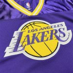 NBA Lakers brodé Big logo Maillot manche courte Violet size S-XL